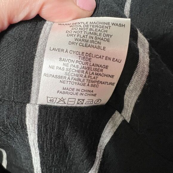 EMU Austrilia Womens Merino Wool Blazer Jacket Size Large Black Lined Career - Picture 9 of 11